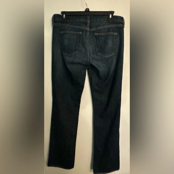 J. Crew womens Hipslung jeans dark wash Made in USA Size 29 with 32”inseam - Picture 4 of 8